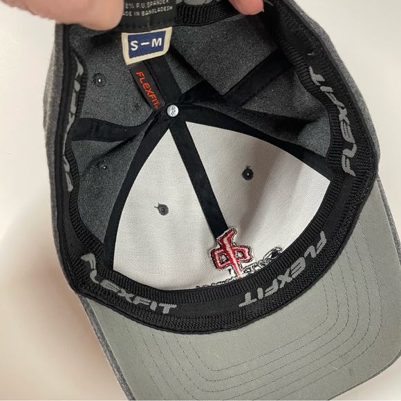 Red Dragon Gray Red Baseball Cap Size S/M - Picture 6 of 6